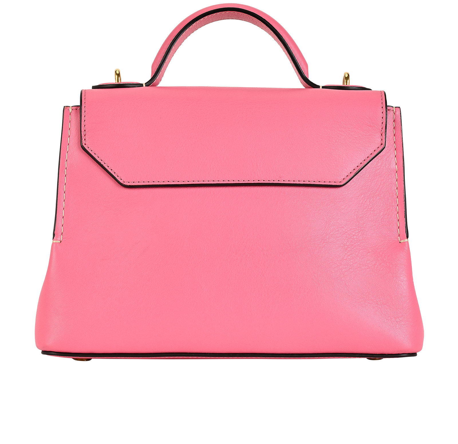 Mini Seaton, &pound;395, Handbags, Pink, Leather, Back view